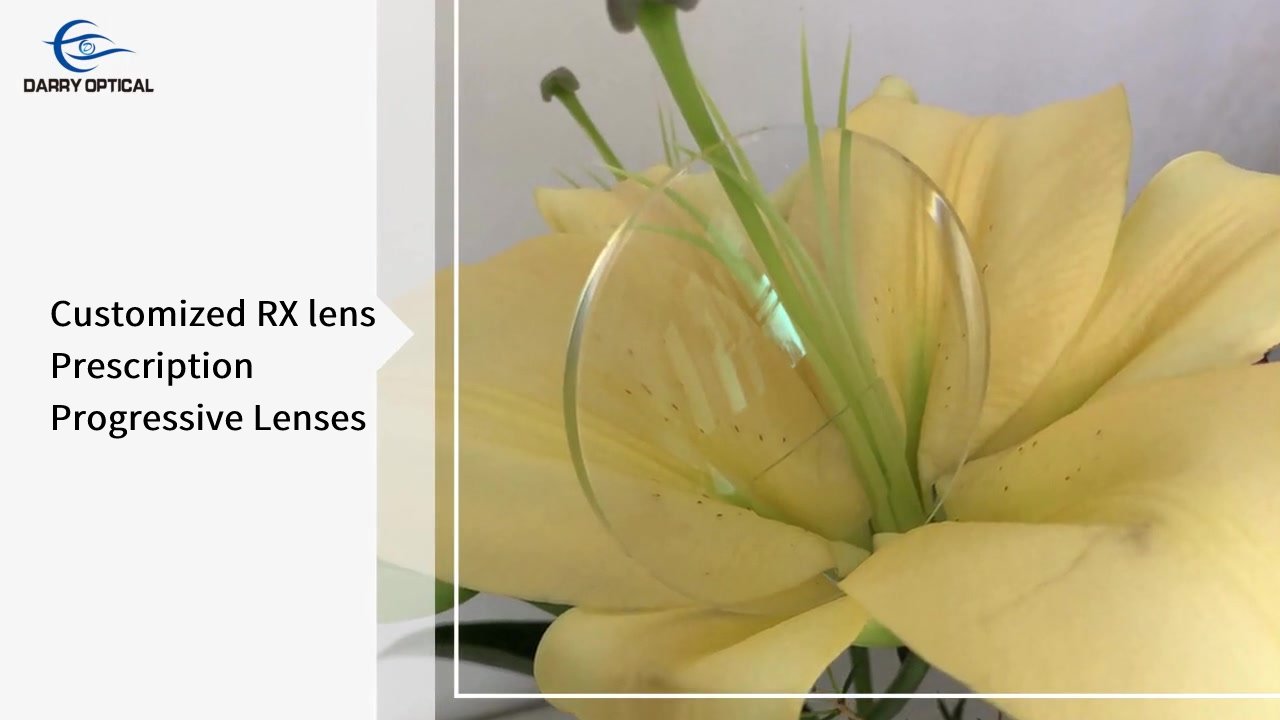Lentes progressivas de prescrição de lentes RX personalizadas