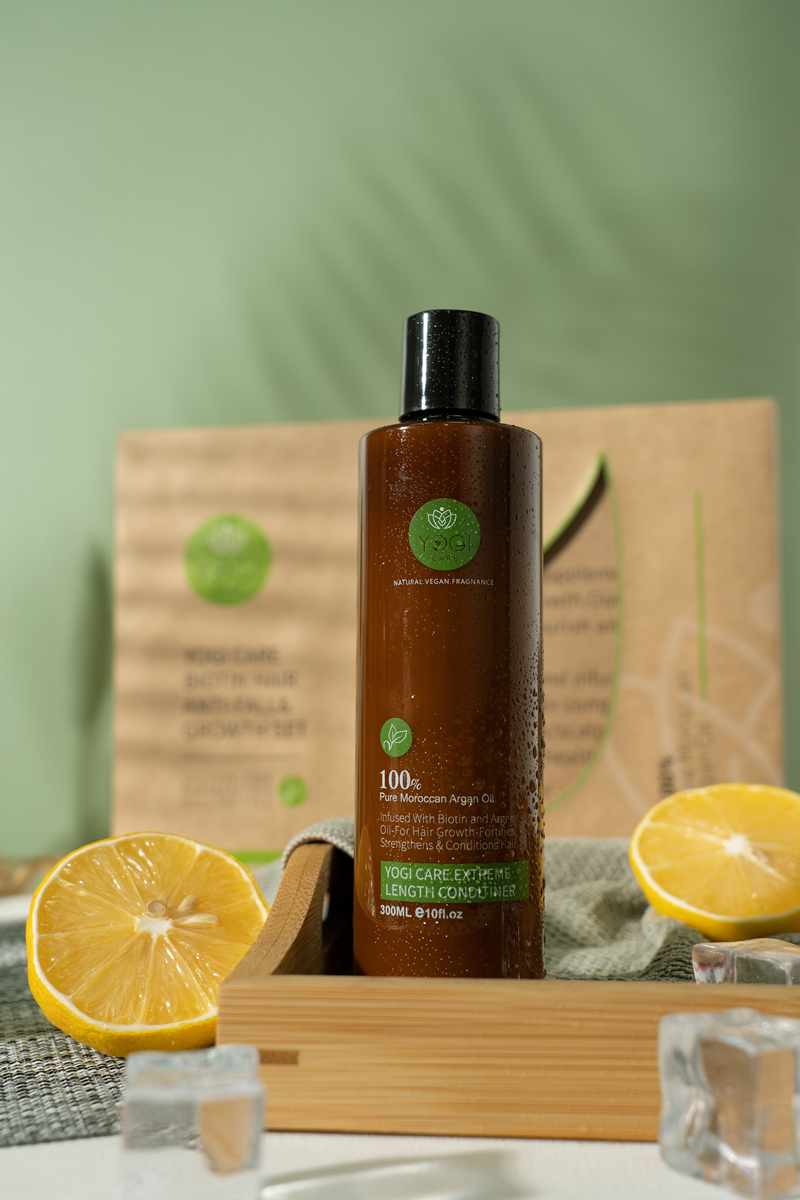 Yogi Care Shampoo System Light to Progressed Hair Thinning Refreshes Scalp with Peppermint Oil