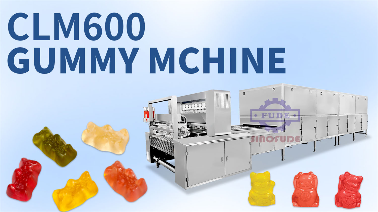 America Gummy Candy Production Line Cooperation Projects | SINOFUDE