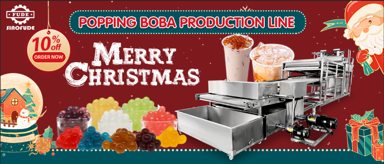 Automatic Popping Boba And Konjac Boba Production Line SINOFUDE   File 01702954182638 