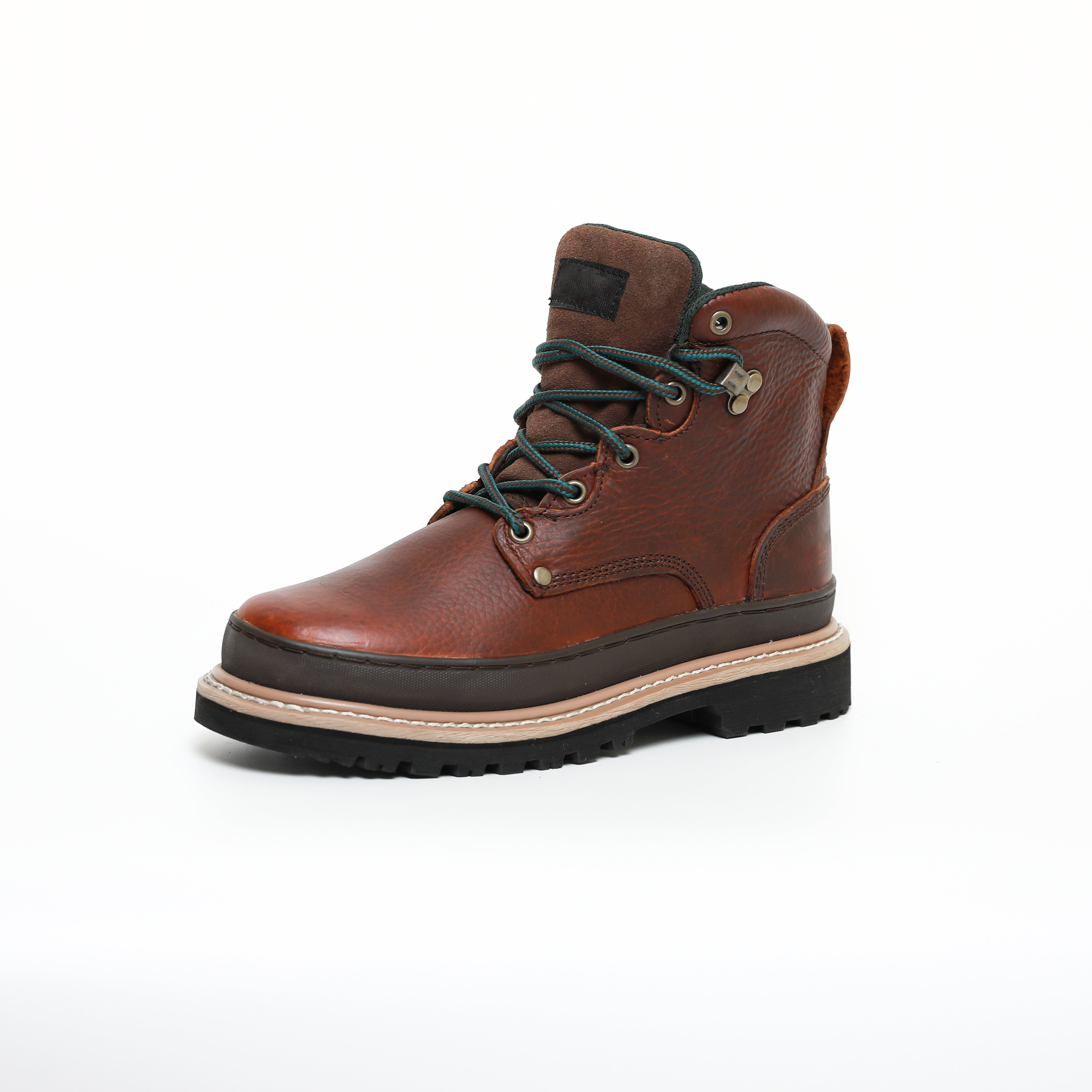 6-дюймовые мужские темно-коричневые грязезащитные рабочие ботинки из натуральной кожи с масляной пропиткой