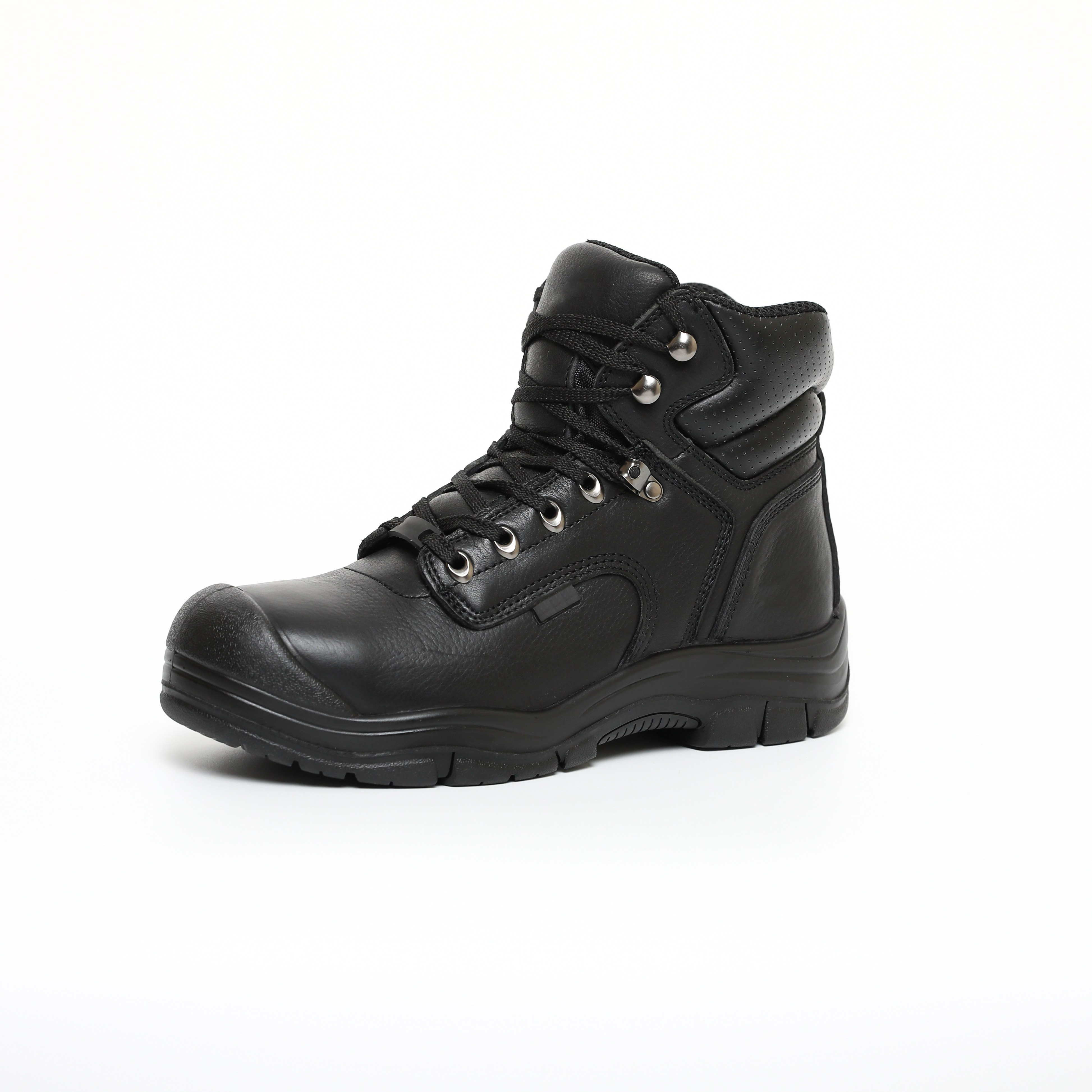 6-дюймовые мужские темно-коричневые защитные рабочие ботинки из натуральной кожи с масляной пропиткой и прямым креплением