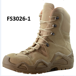 8"  Men's  Good Quality Waterproof Oily Nubuck + Waterproof Nylon Military Boots.