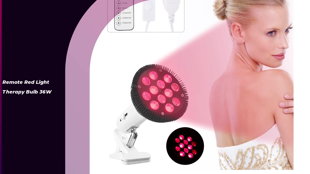 Remote Red Light Therapy Birne 36w