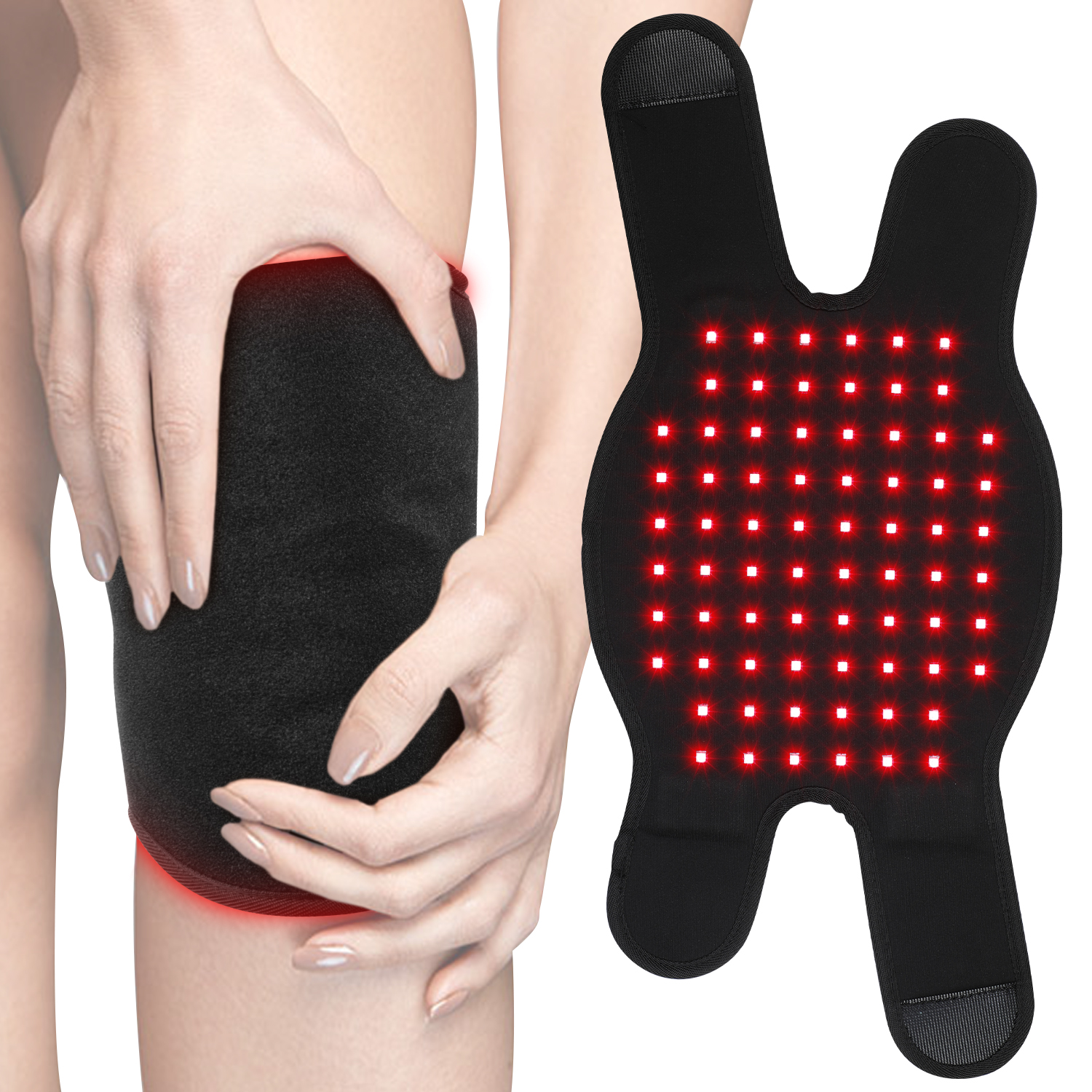 Enveloppe de thérapie par la lumière rouge pour les articulations du genou Soulagement de la douleur Baguette de thérapie par la lumière rouge-Kinreen Prix d'usine