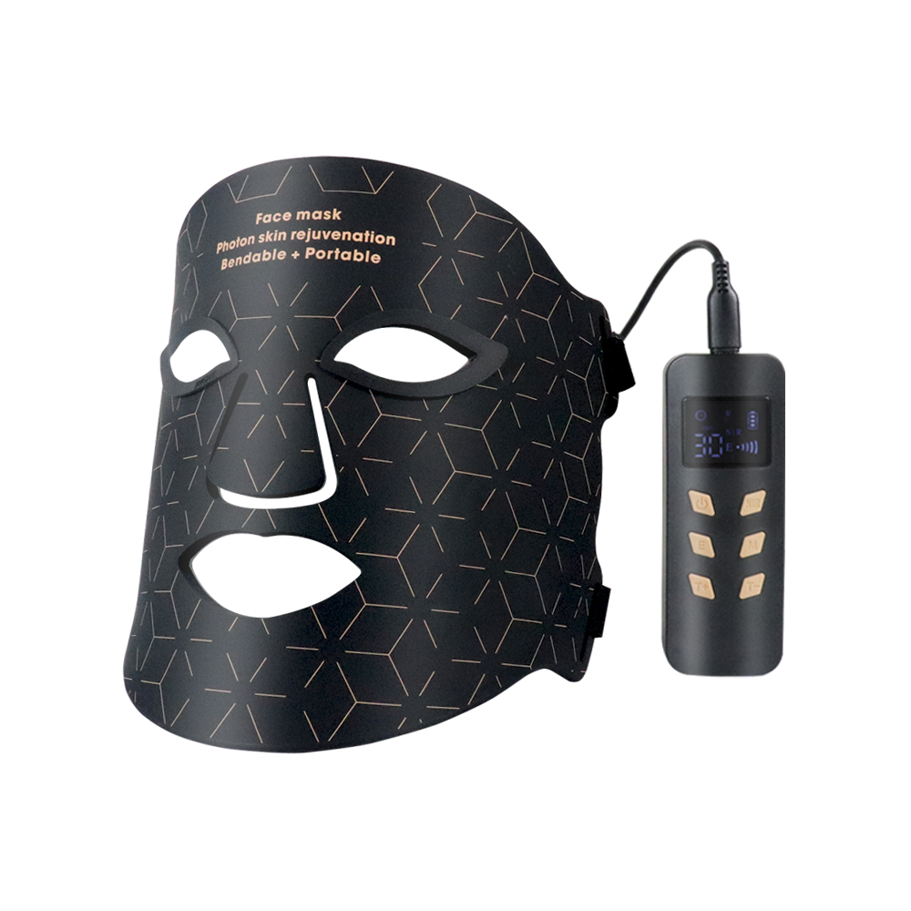 Professional Beauty led light therapy facial mask black led light