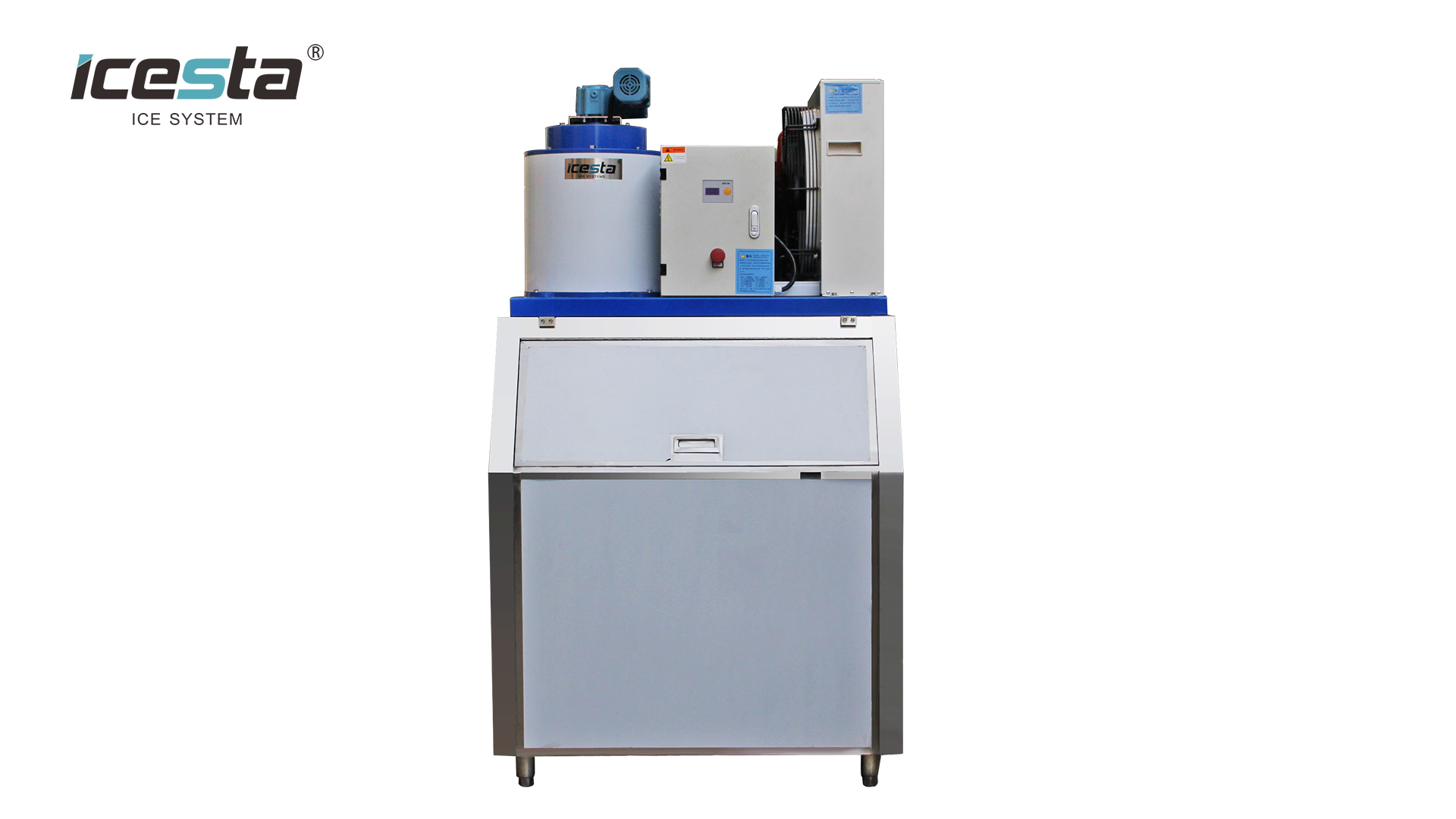 Icesta flake ice machine 1 ton 500kgs ice flakes machine