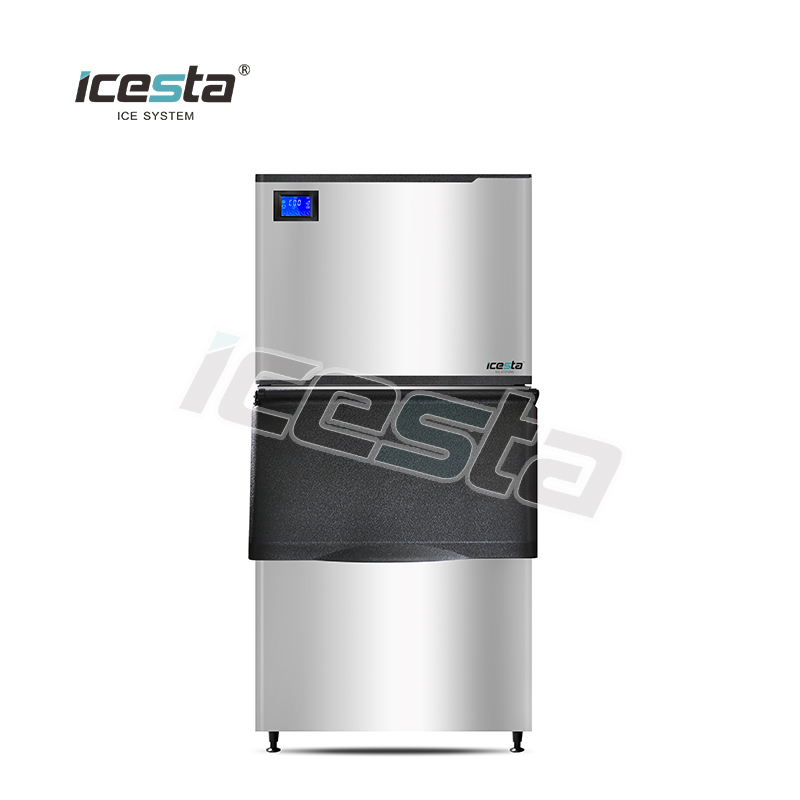 Cube ice machine Automatic small 700kg Per Day Crystal Clean cube ice