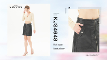 Denim Skirt Zip Front Women Paintcoat Slim Fit Jeans