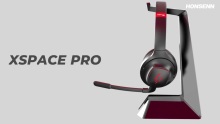 Honsenn Wireless Bluetooth Gaming Headset, Detachable Beam Mic with Dual Mic Solutions for ENC