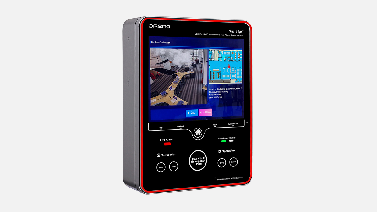 ORENA SmartEye H5800 Visual AI Fire Alarm Control Panel