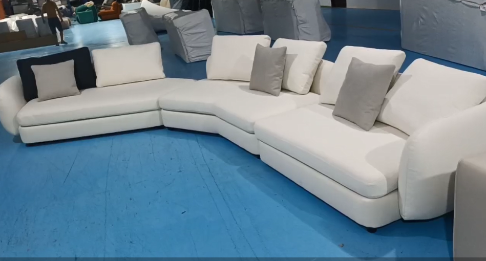 Couch Factory Sofa maker factory wholesale 3 piece Corner Modular sectionals linen ...