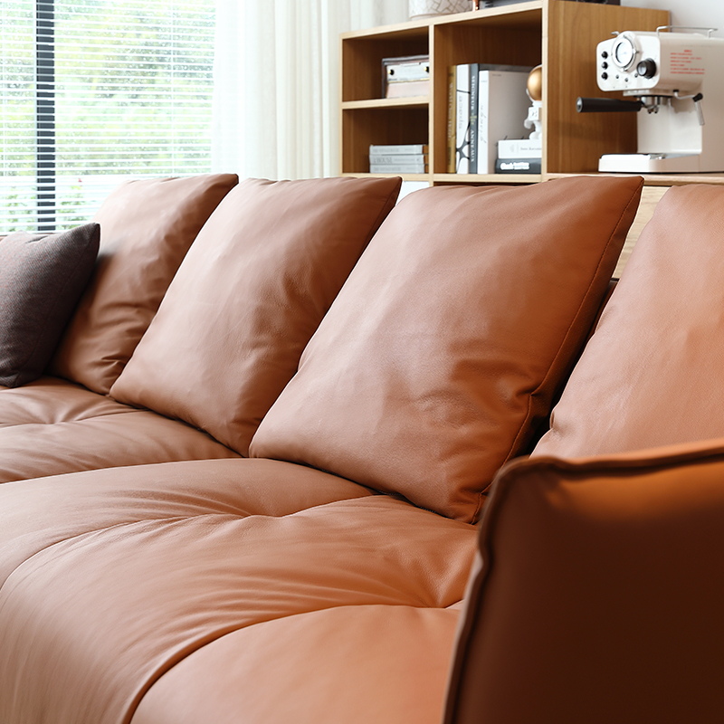 Customized Customized 2022 Trendy Italian High Quality Leather Sofa