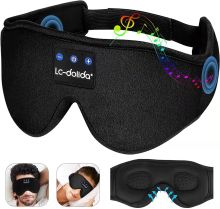 2022 Custom Logo Wireless Enjoying Washable W Sleep Headphone and 3D Eye Mask - Soundplus