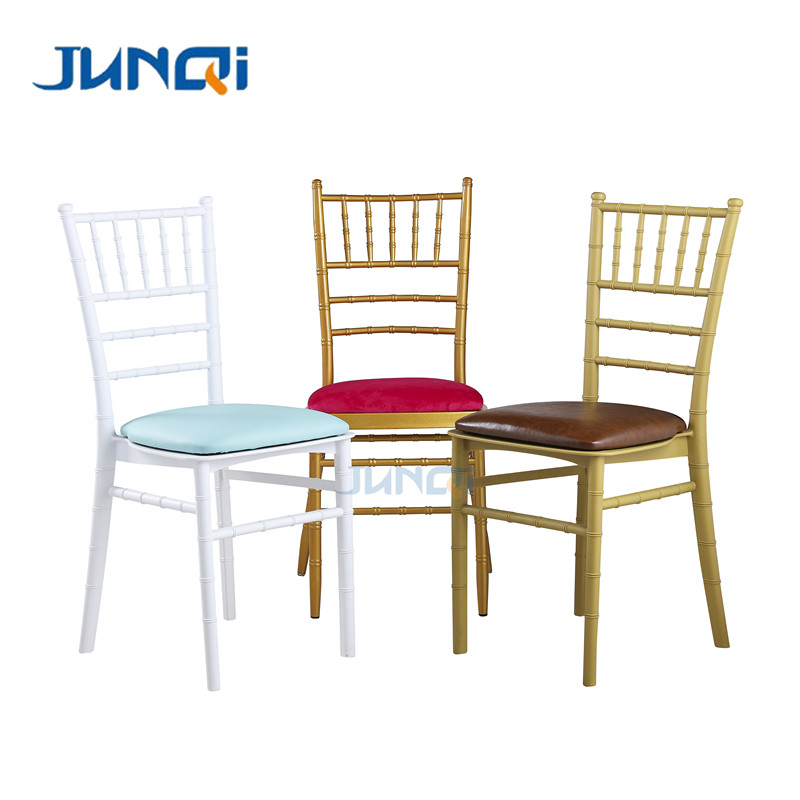 Wholesale gold metal chiavari chair wedding decoration aluminum wedding