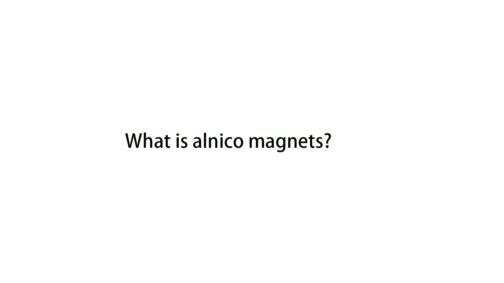 What is alnico Lanfier