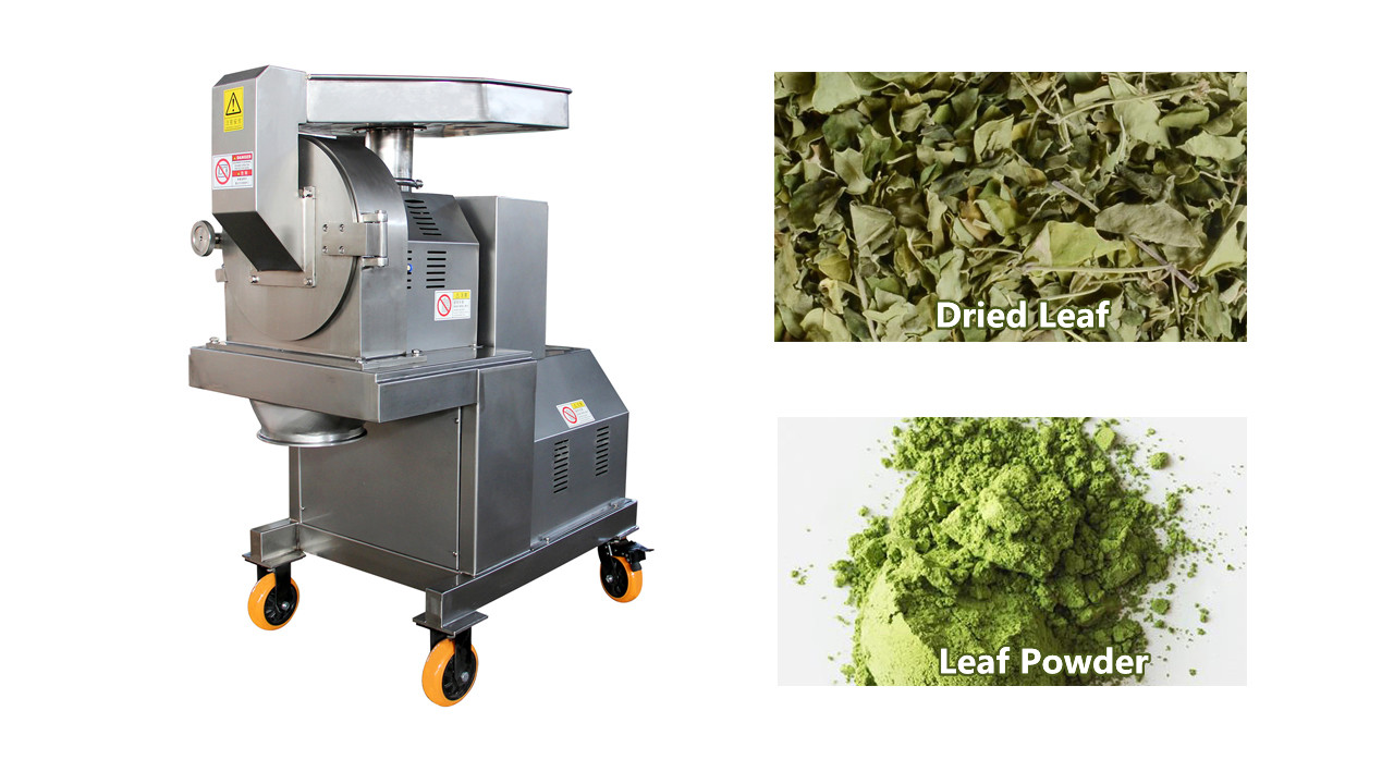 Herbal Grinder Dried Leaf Powder Making Machine Hammer Mill