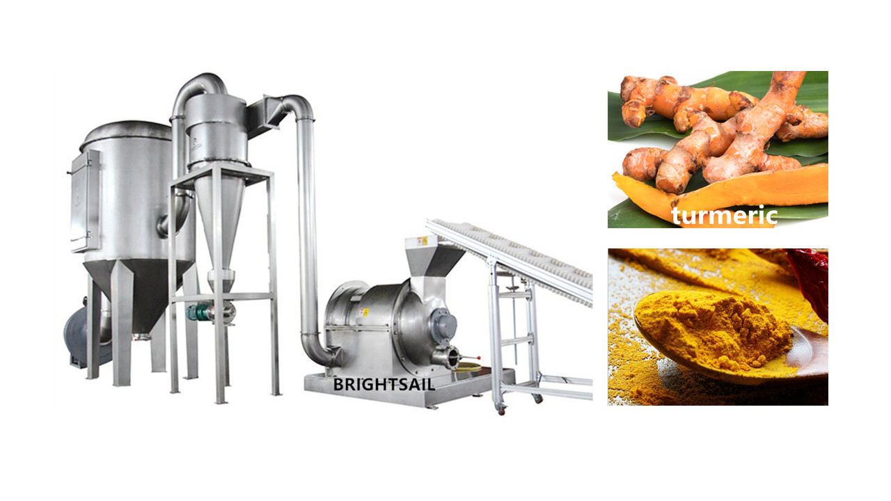 turmeric grinding machine turmeric powder making machine from Brightsail