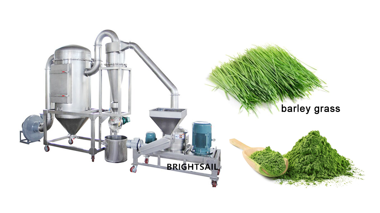 Intro to Barley Grass Crusher barley grass powder grinder machine Brightsail