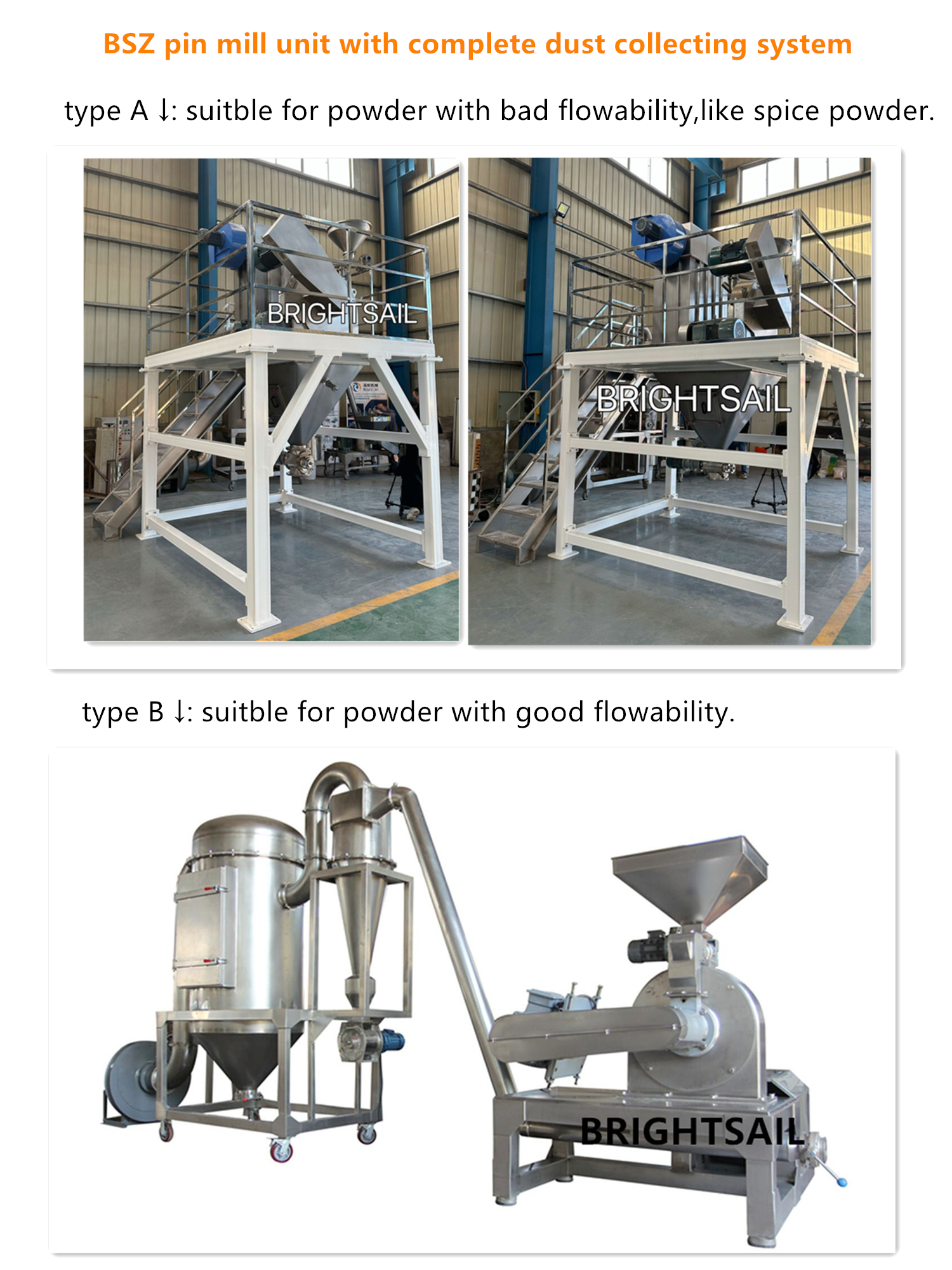 wide chamber pin mill