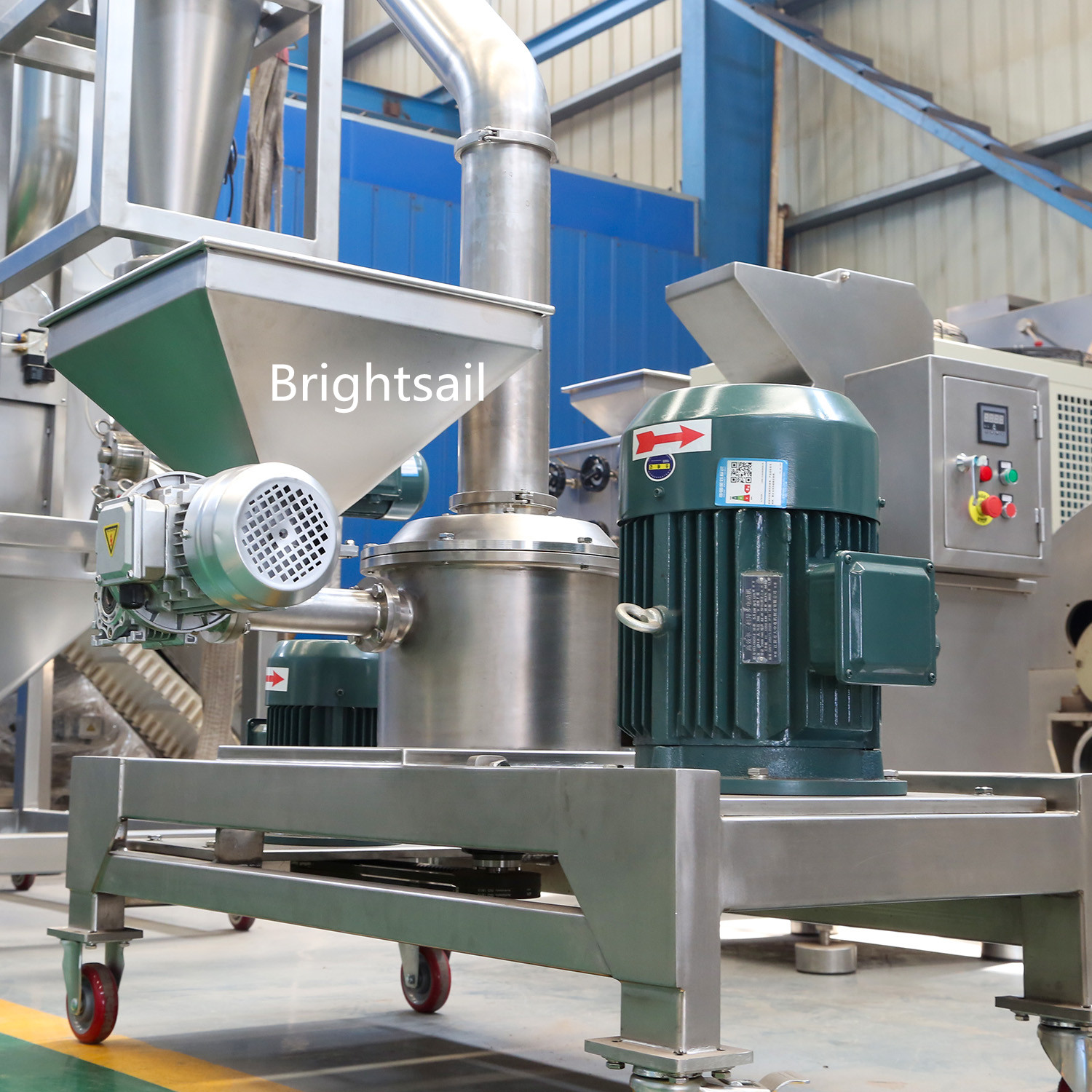 chemical fertilizer pulverizer set