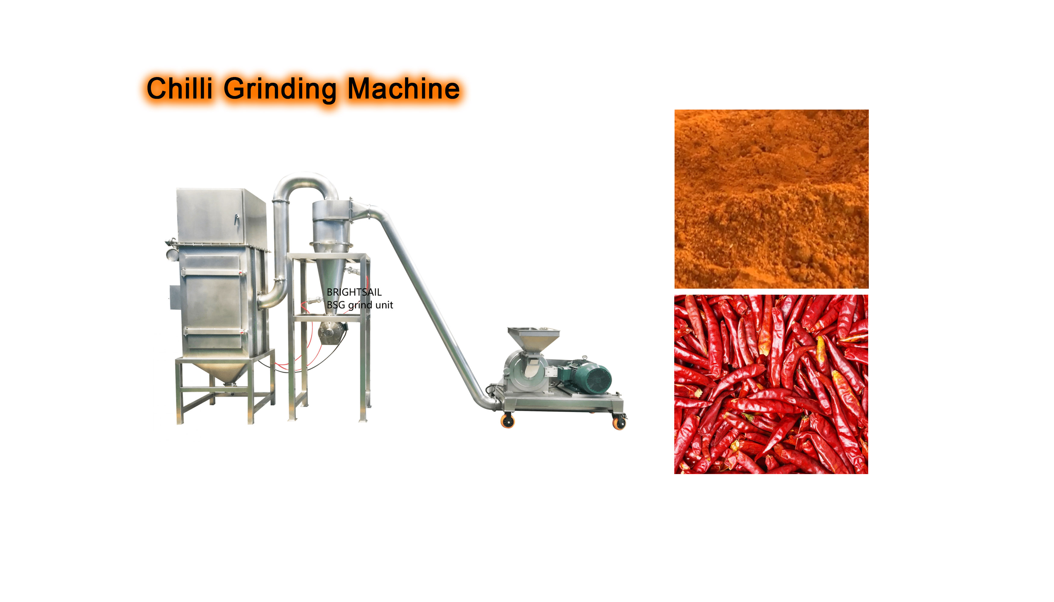 chilli grinding machine