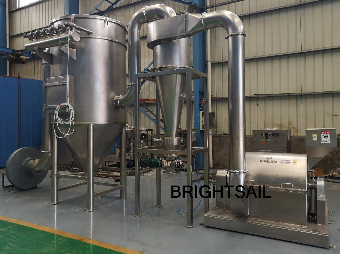 Dried Scallion stems grinder machine 