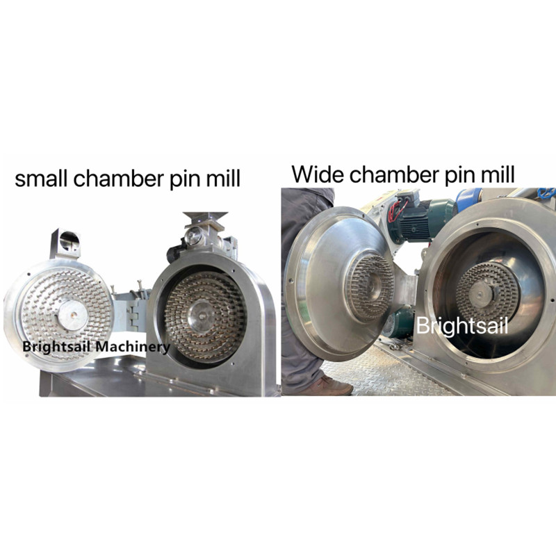 wide chamber pin mill