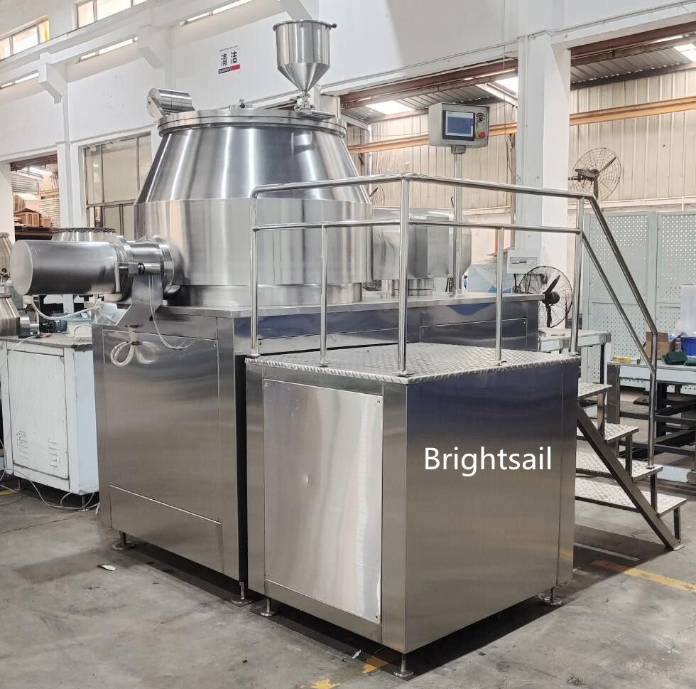 Wet mixing granulator machine 
