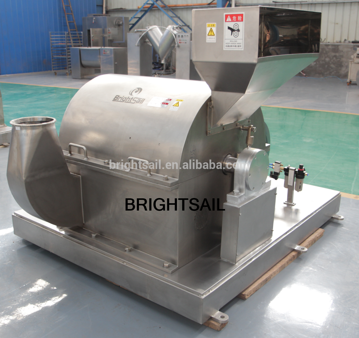 Coriander seeds grinding machine