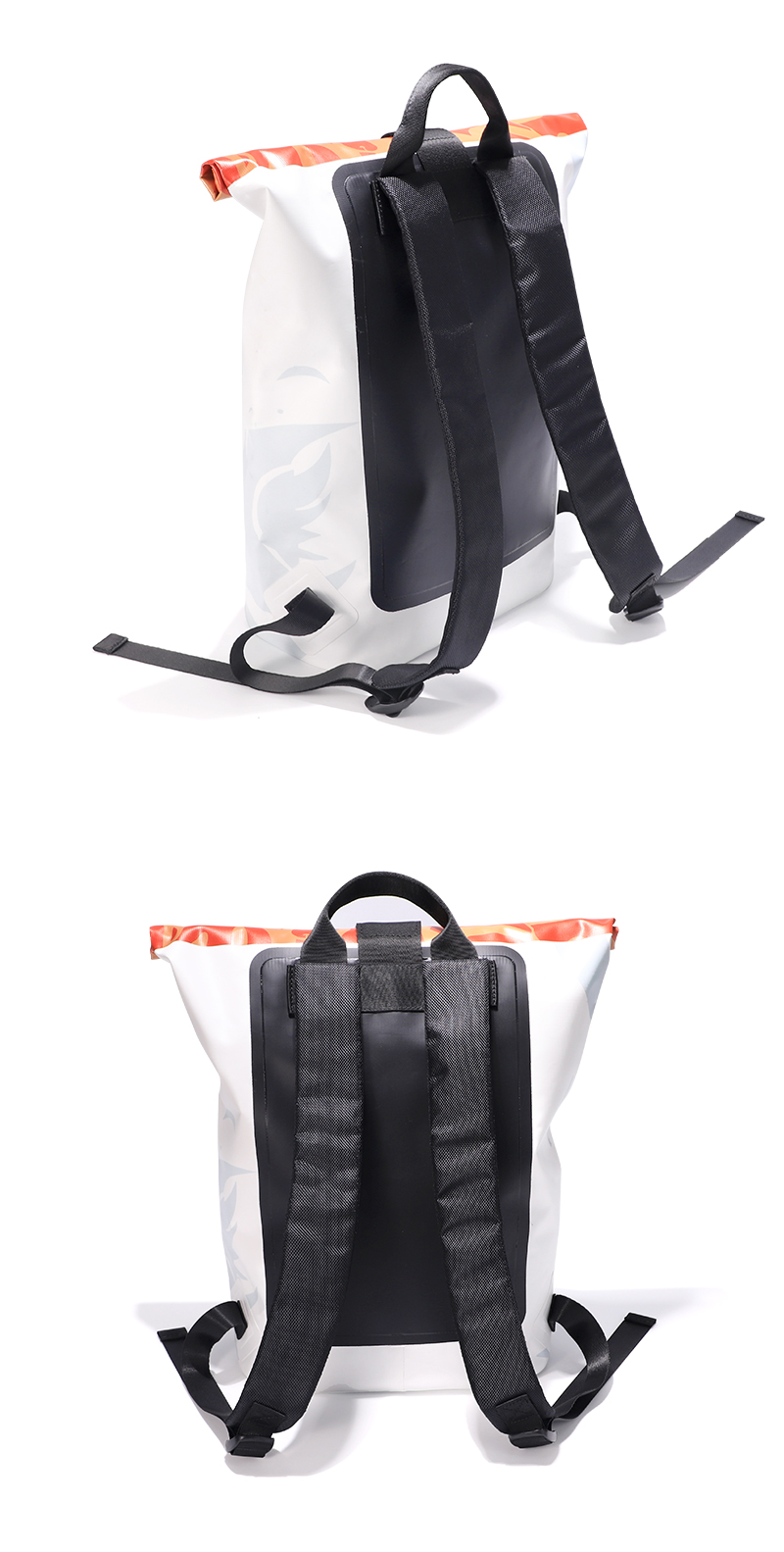 waterproof backpack detail