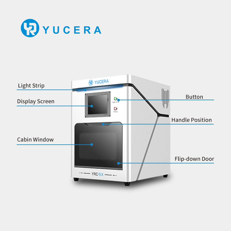 The Yucera YRC5X 5 axis dry dental milling machine is the best milling