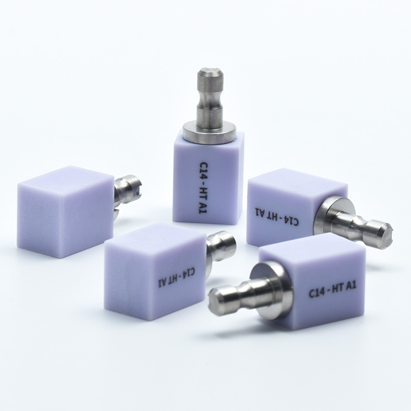 Yucera dental glass ceramic block lithium disilicate C14 cad cam block