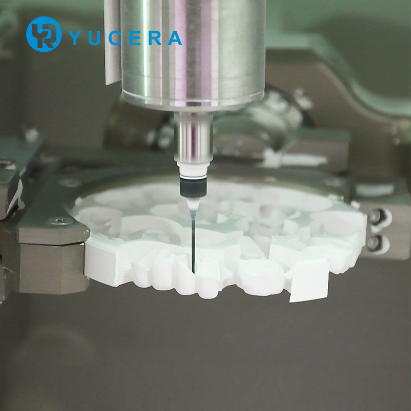 Yucera China Dental Dry milling Dental Crown Zirconia 5Axis YRC8X CAD