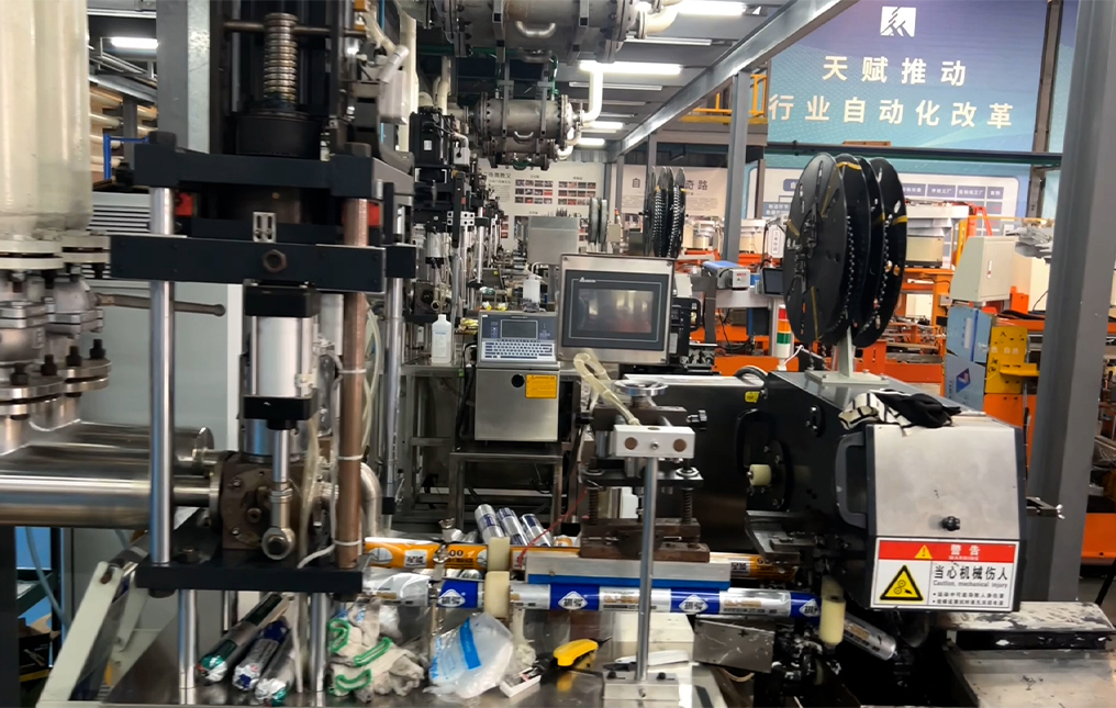 Automated Neutral Silicone Sealant Manufacturering Process JCT Machinery