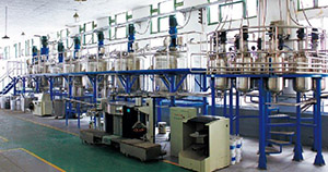 automatic paint production line paint production line