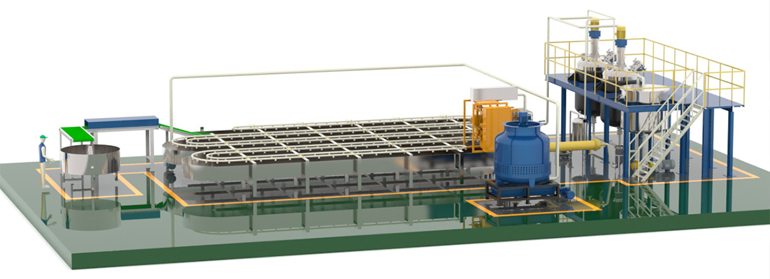 hot melt glue production line