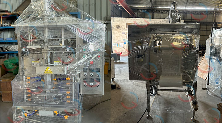 آلة تغليف الغراء الساخن على شكل وسادة pillow hot melt glue packaging machine