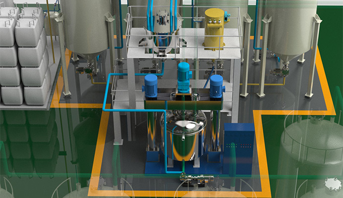 silicone glue production line