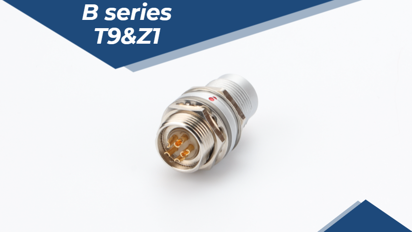 B Series FWG&ECG T9 Plug to Z1 Socket Short Connector For Industrial manufacturing