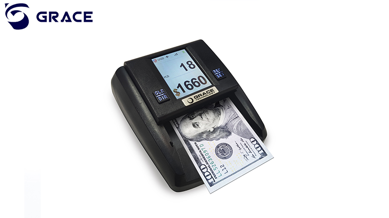 Machine de détection de faux billets multi-devises GRACE GC-01