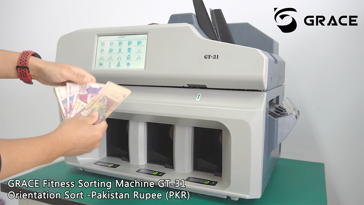 GT-31 currency sorter do orientation sorting for the mix banknotes