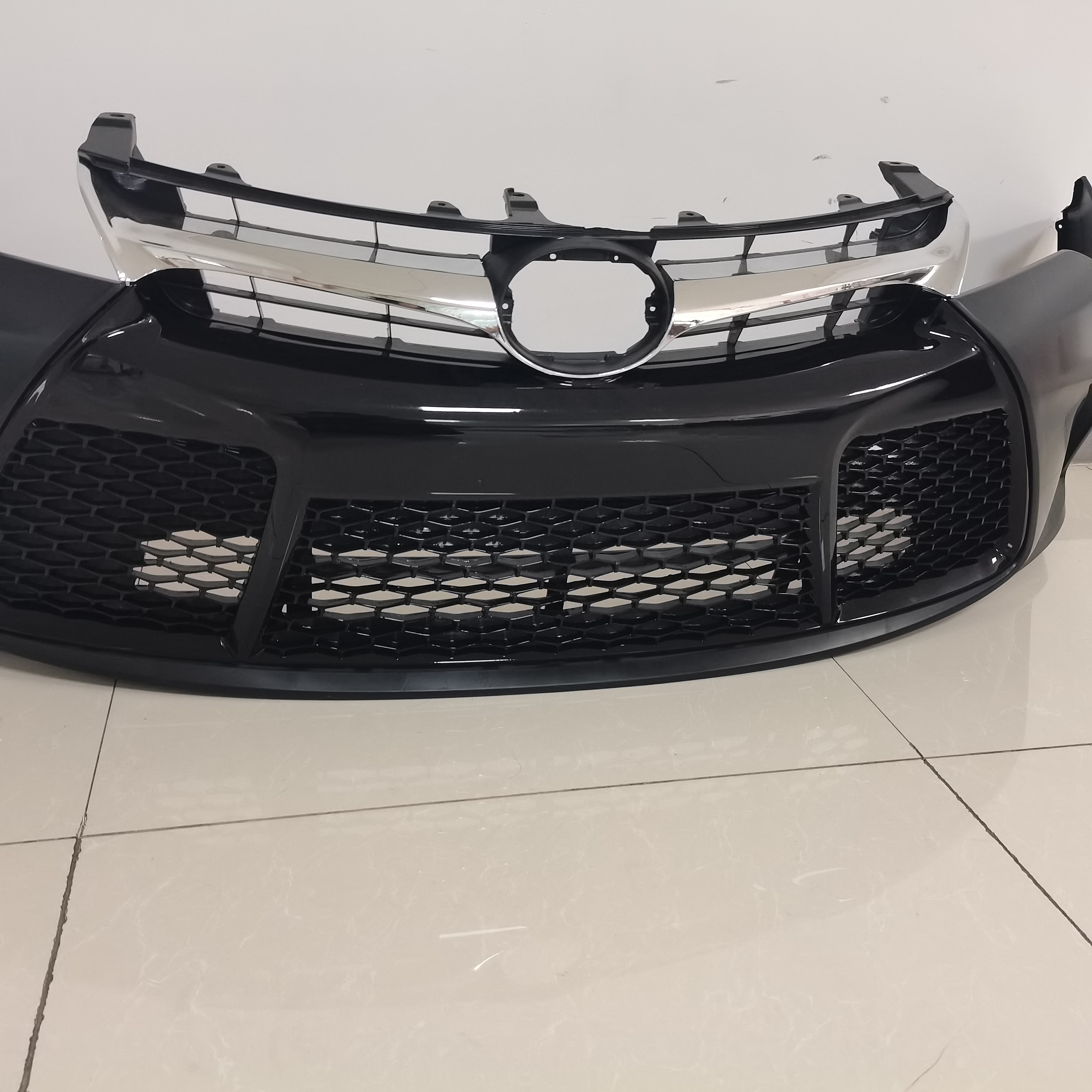 Front Bumper Cover Grille Assembly Kit For 2015 Toyota Camry