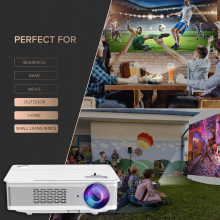 Native 1080p wifi BT 4k projector 6500 lumens movie game entertainment Mini Smart 3D Home Theater Cinema Full HD LED