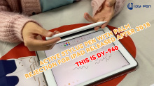 Active stylus pen with palm rejection for iPad released after 2018