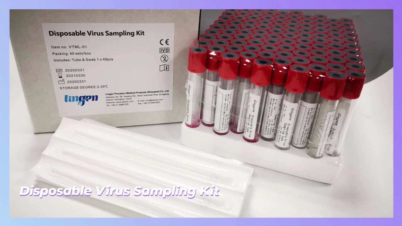 Disposable Virus Sampling Kit.Disposable Virus Sampling Kit.