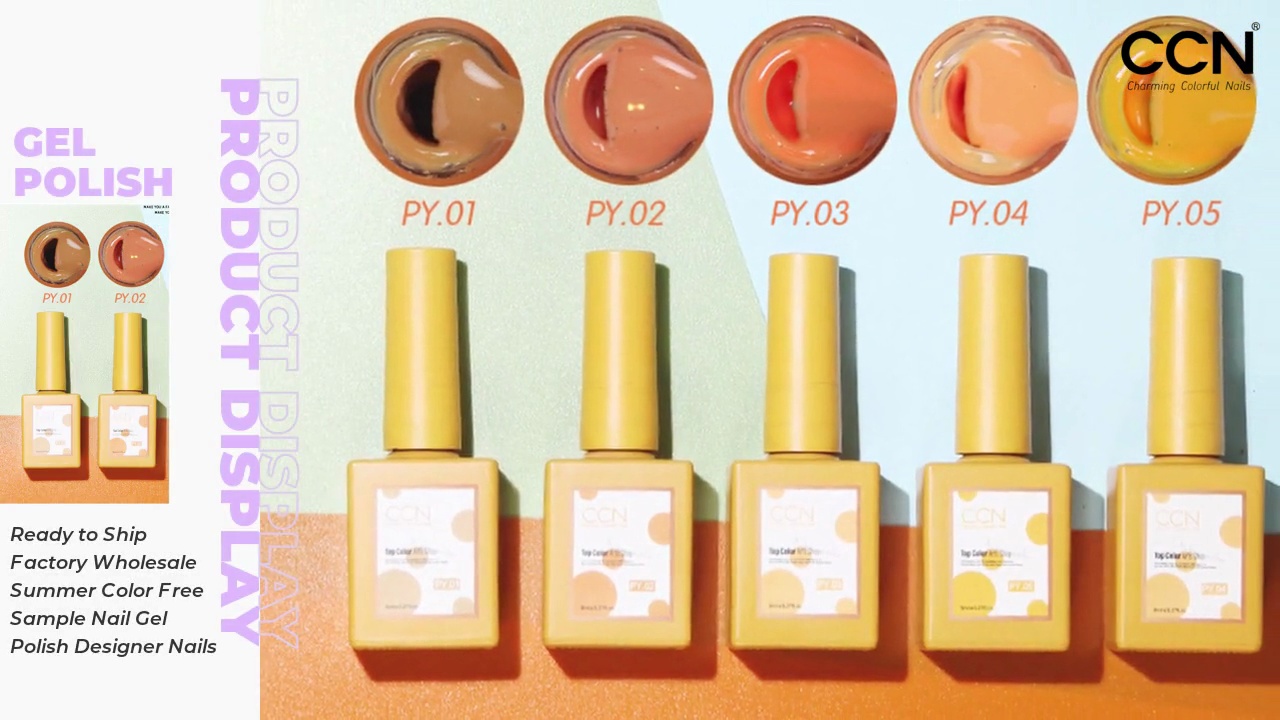 Ready to Ship Nail Gel Polish Designer Nails Summer Color PY CCN Nail