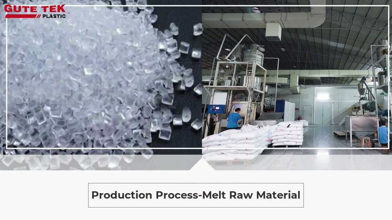 Production Process-Melt Raw Material.