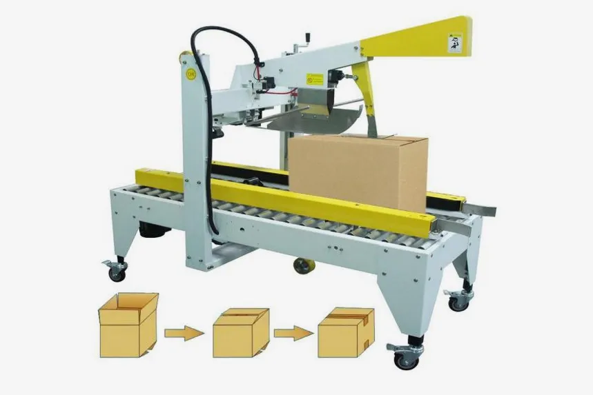 Automatic box sealing machine