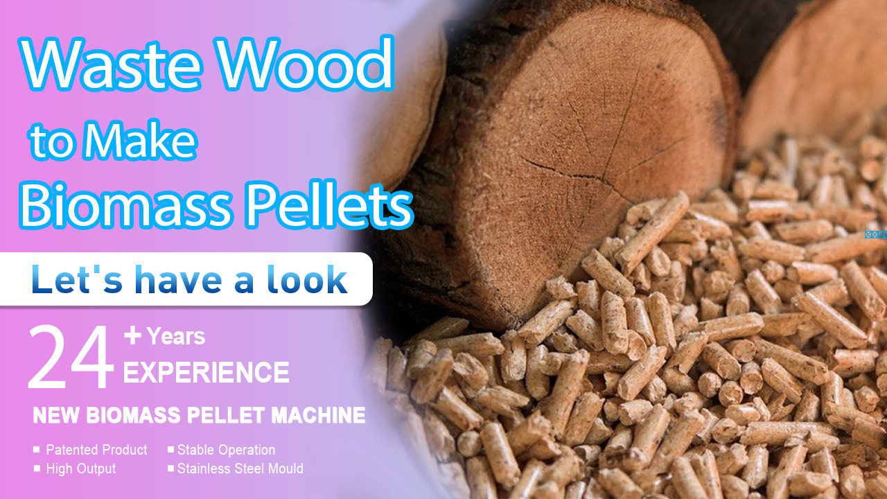 Residuos de madera para hacer pellets de biomasa